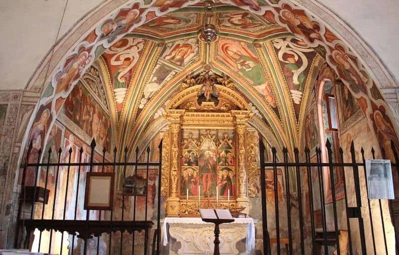 La chiesa di San Floriano a Forni di Sopra: gli affreschi di Gianfrancesco da Tolmezzo e il polittico del Bellunello - Arte & Cultura in Friuli Venezia Giulia